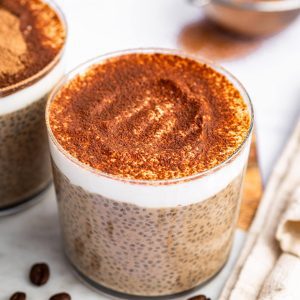 tiramisu chia pudding